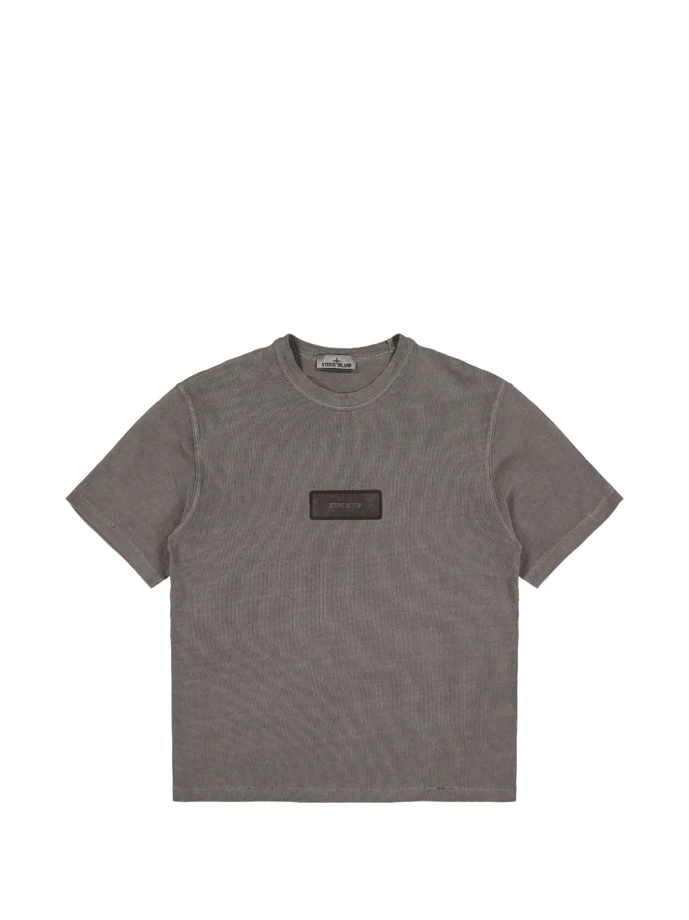 Stone Island 2100012 mineral-dyed heavy-cotton jersey T-shirt - Grau