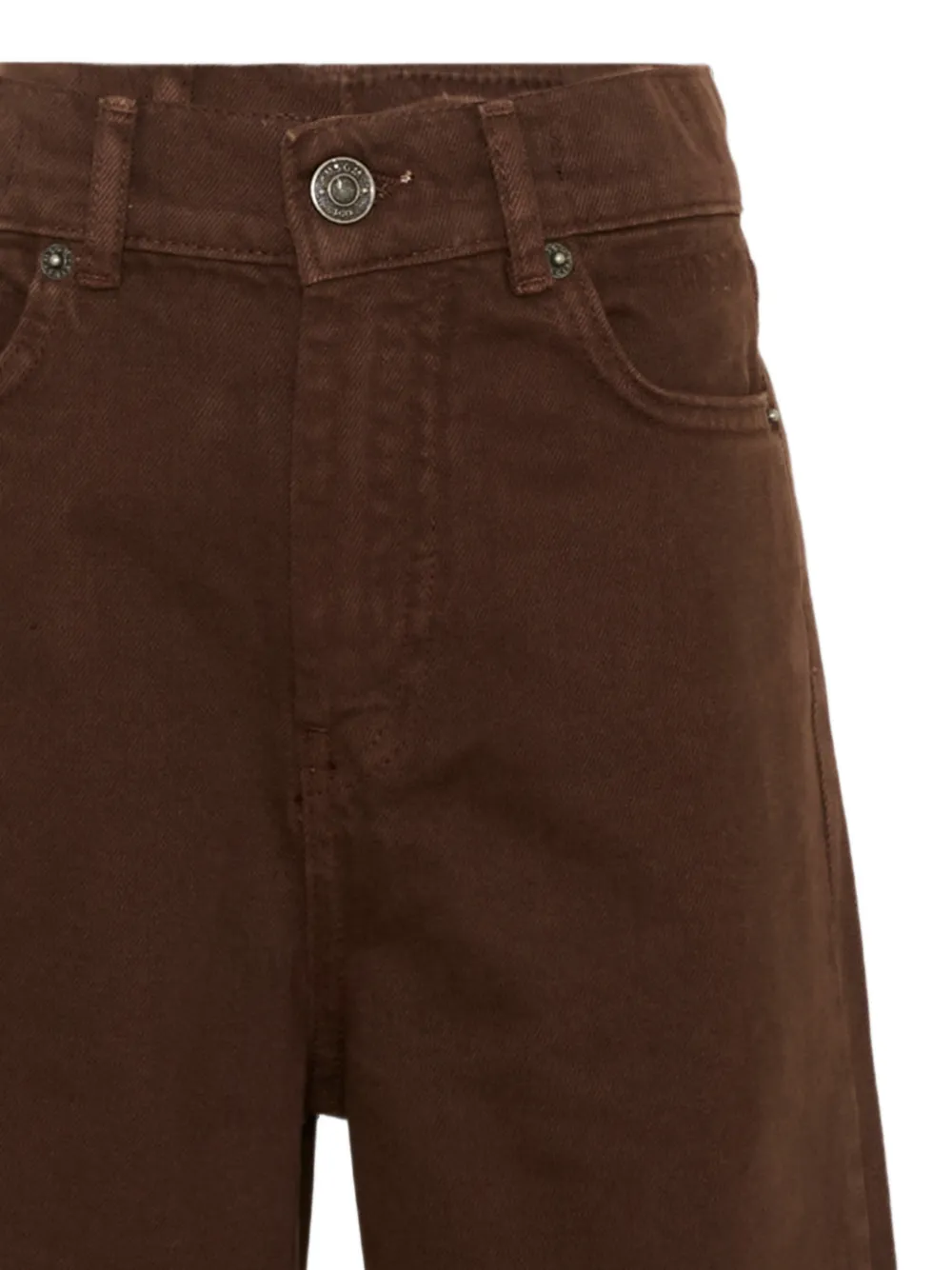 MSGM Kids Jeans met logoprint Bruin