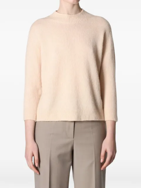 Roberto Collina three-quarter-sleeve mock-neck sweater
