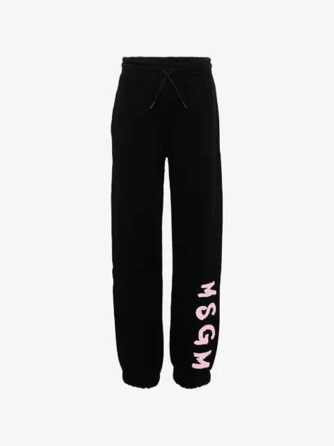 MSGM Kids logo-print track pants