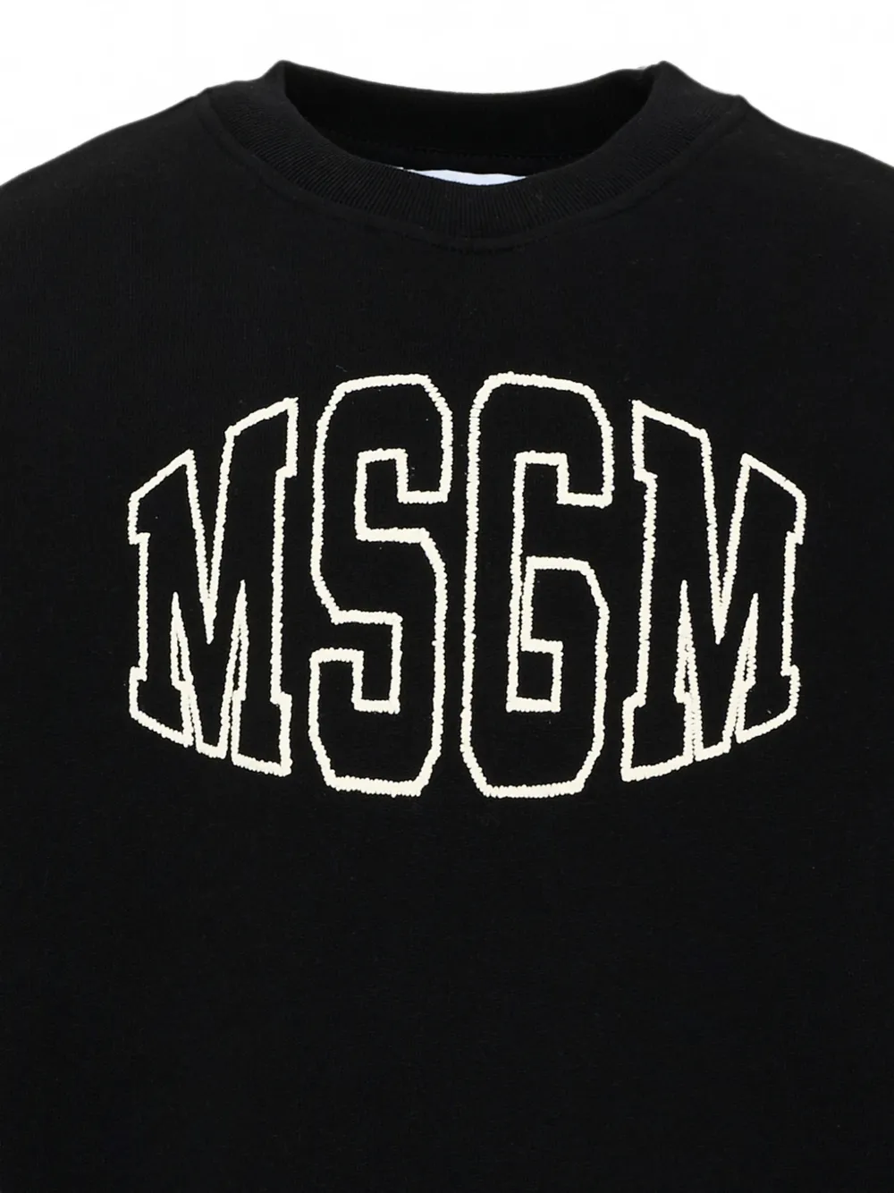 MSGM Kids Trui met logopatch Zwart