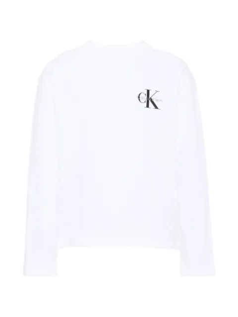 Calvin Klein Kids logo-print long-sleeve T-shirt