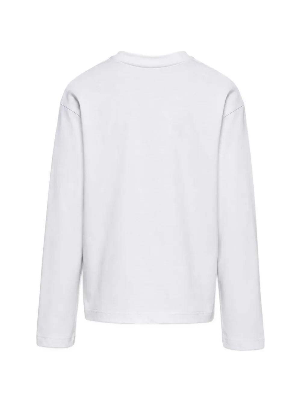 Calvin Klein Kids T-shirt met lange mouwen en logo-print Wit
