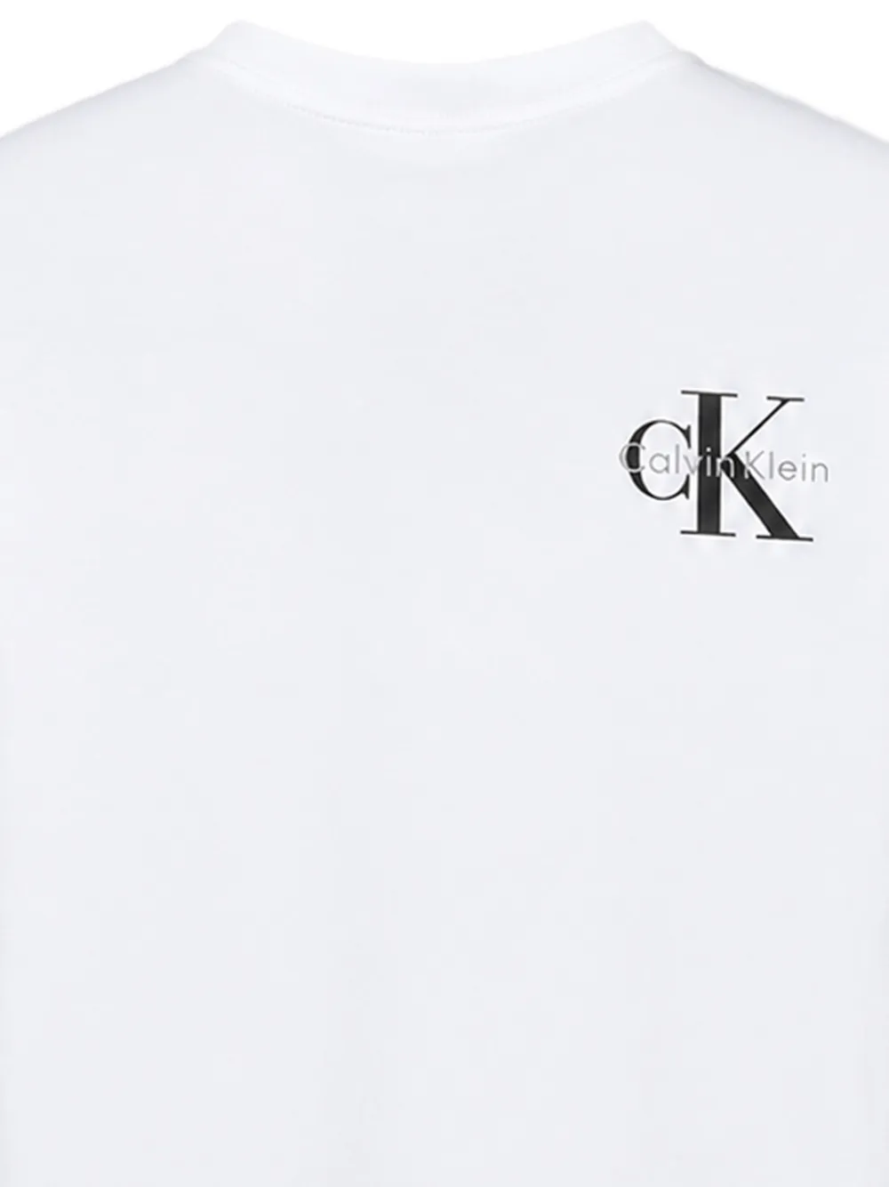 Calvin Klein Kids T-shirt met lange mouwen en logo-print Wit