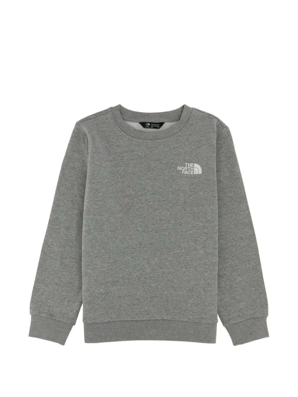 The North Face Kids TNF Pale Grey Heather logo-print sweater - Grigio