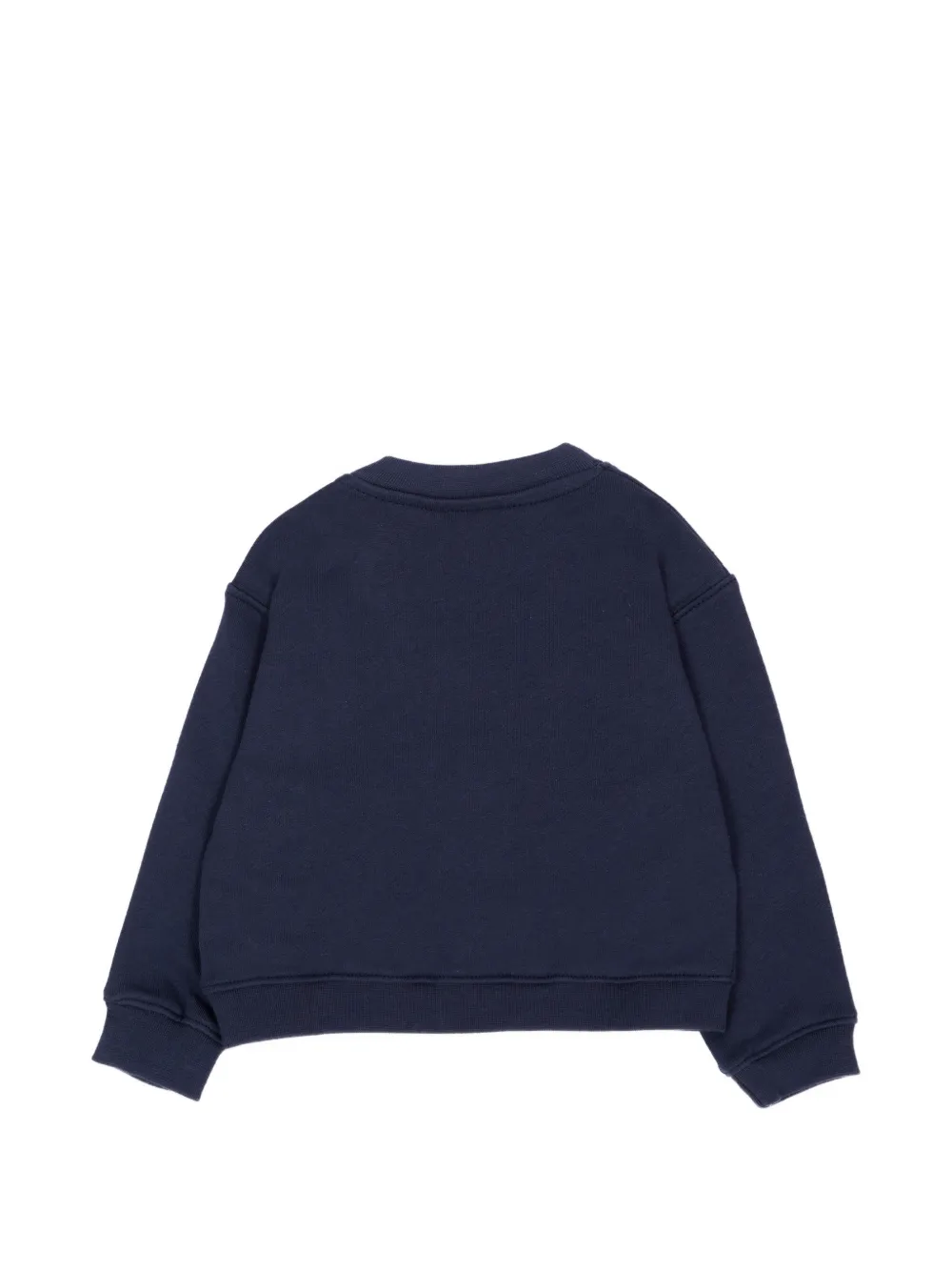 Palm Angels Kids logoprint trui met schouderknoop Blauw