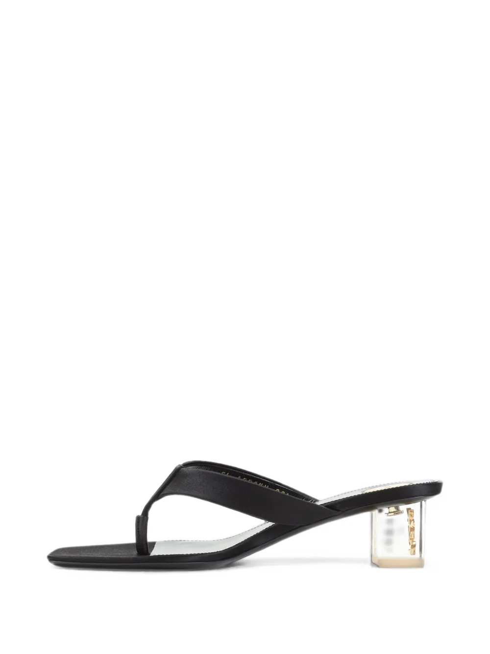 Saint Laurent thong sandals Zwart