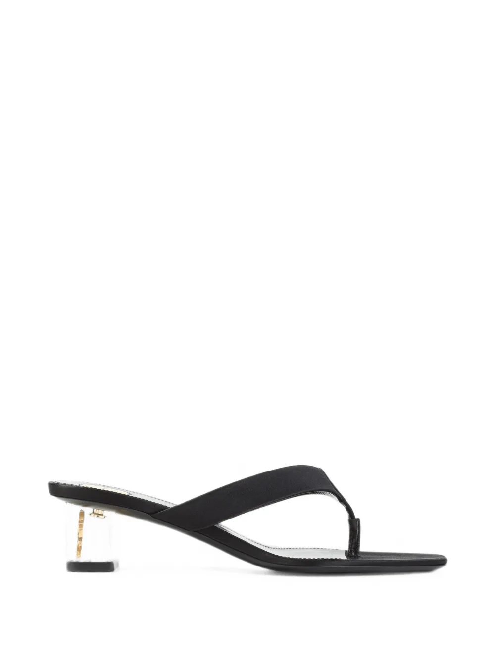 Saint Laurent thong sandals Zwart