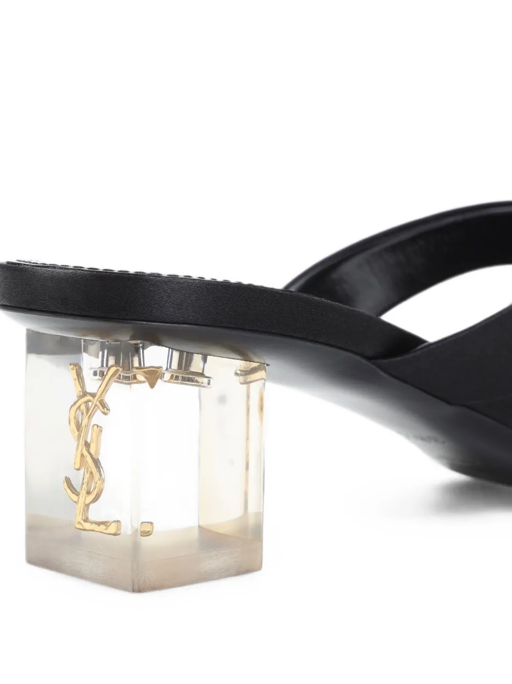Saint Laurent thong sandals Zwart