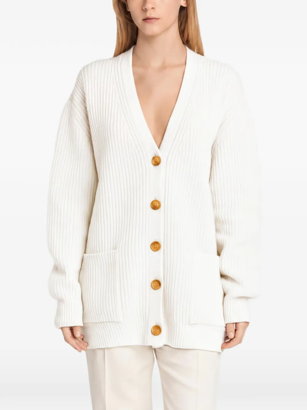 Malo Kasjmier vest Wit