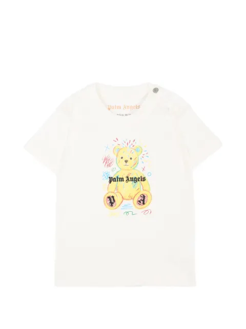 Palm Angels Kids teddy bear-print T-shirt