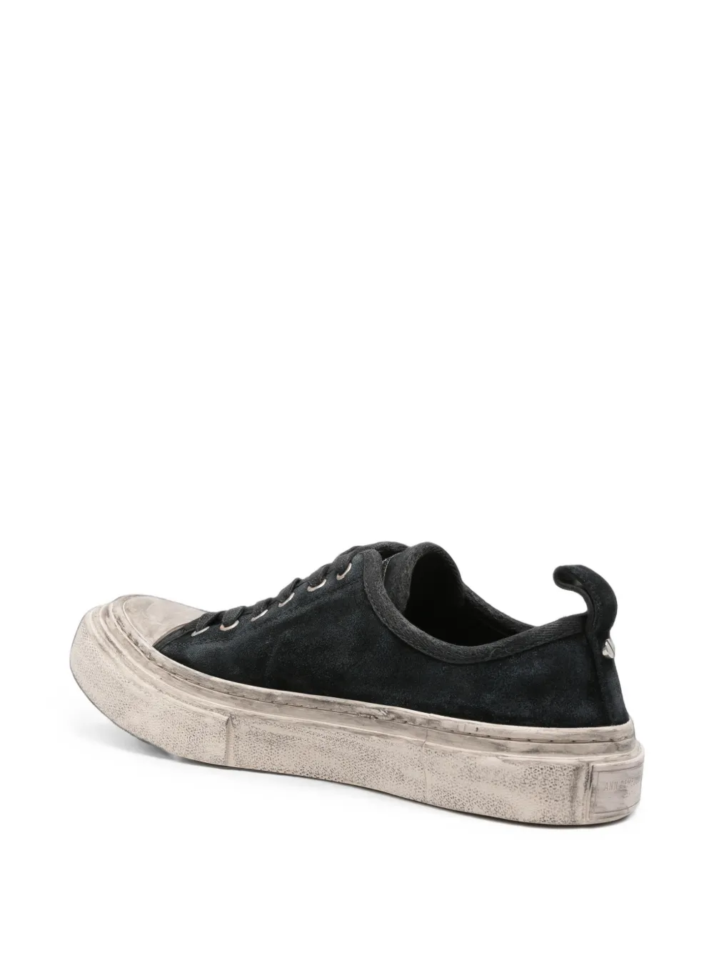 Ann Demeulemeester Halli distressed-effect lace-up sneakers Zwart