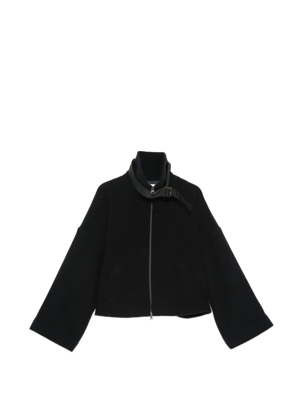 CO.GO buckle-detail wide-sleeve jacket