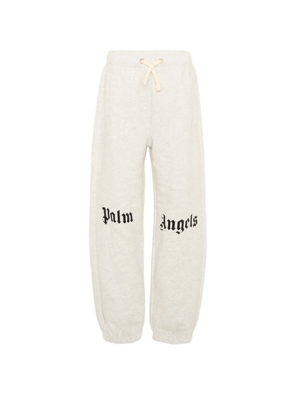 Palm Angels Kids logo-print track pants - Grigio