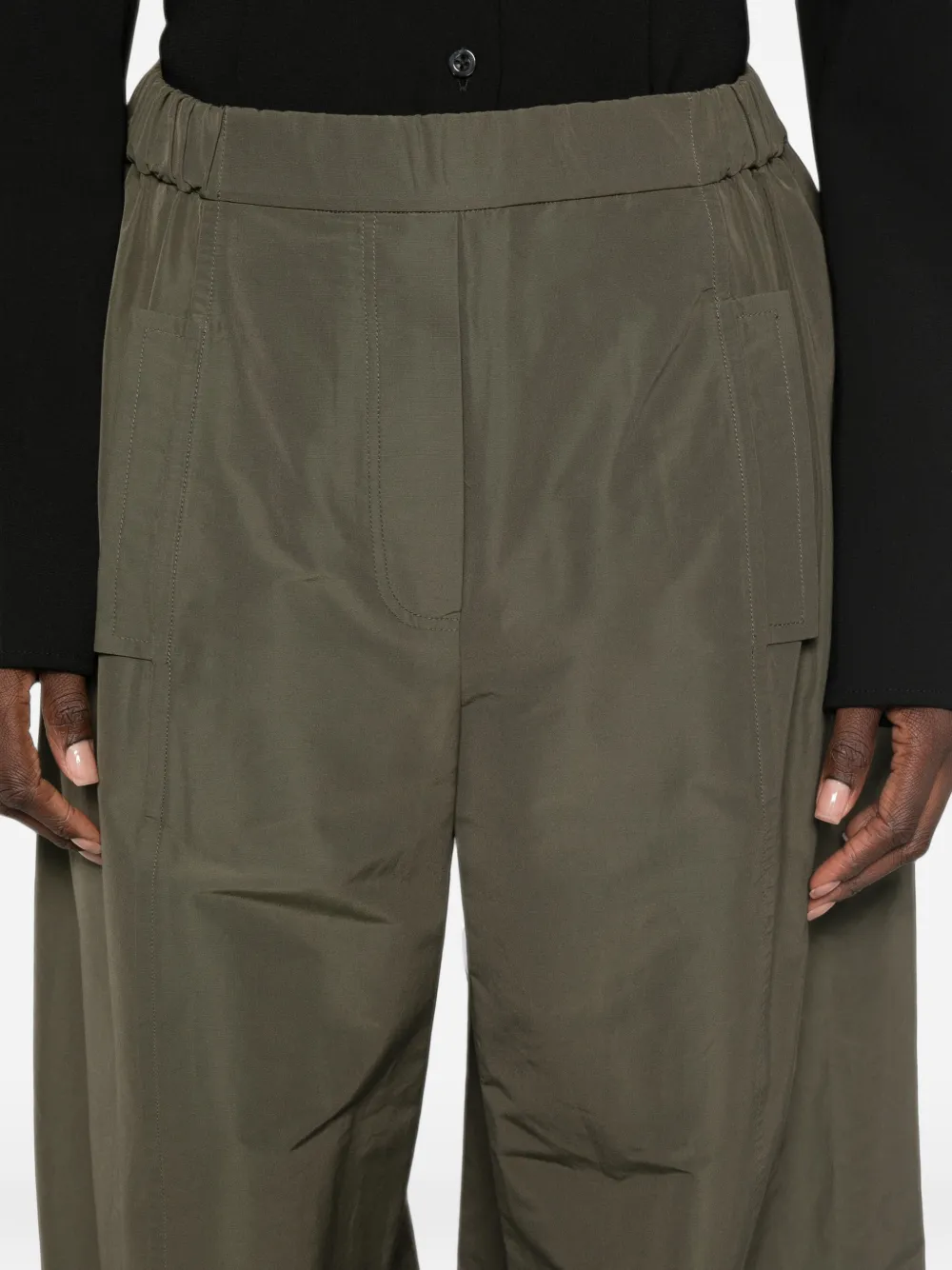CO.GO Elastische broek Groen