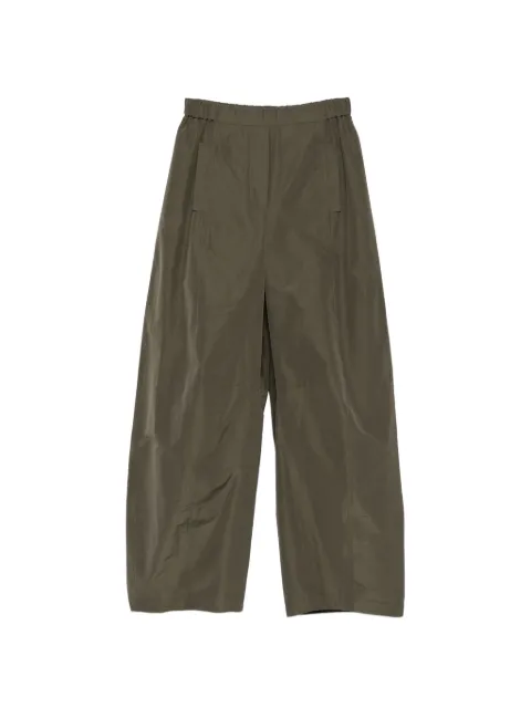 CO.GO elasticated wide-leg trousers