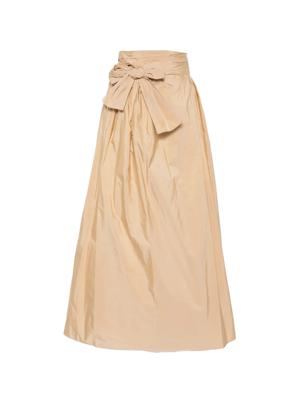 CO.GO high-waisted wrap-tie maxi skirt - Toni neutri