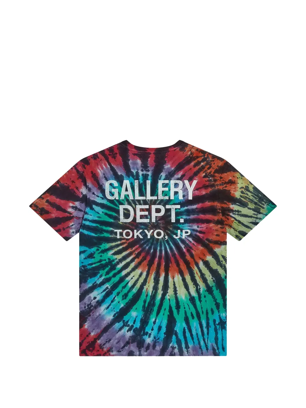 GALLERY DEPT. Tokyo T-shirt met tie-dye print Zwart