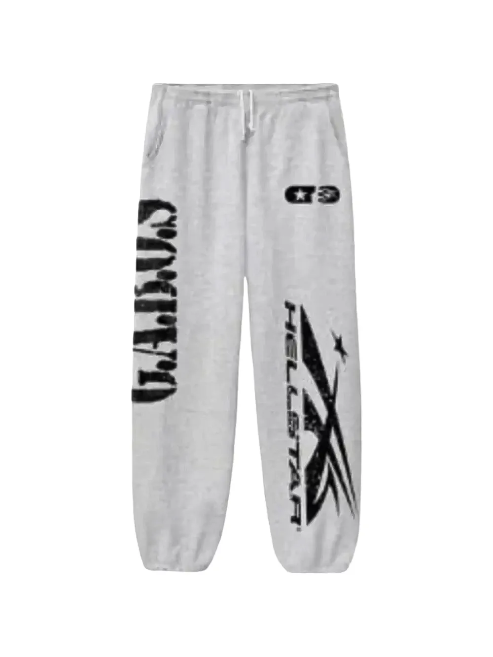 HELLSTAR G.A.B.O.S logo-print track pants - Grigio