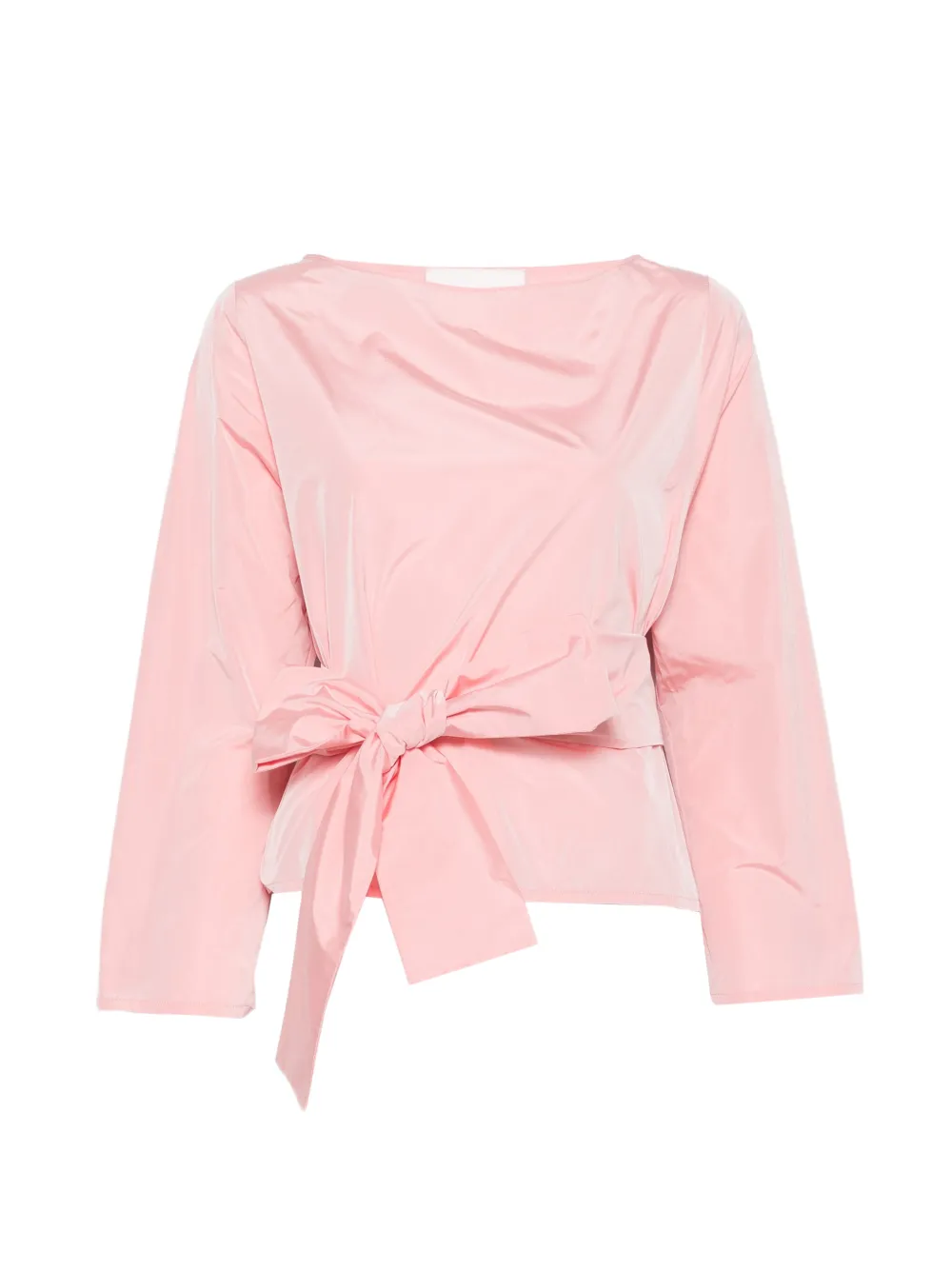 CO.GO belted boat-neck top