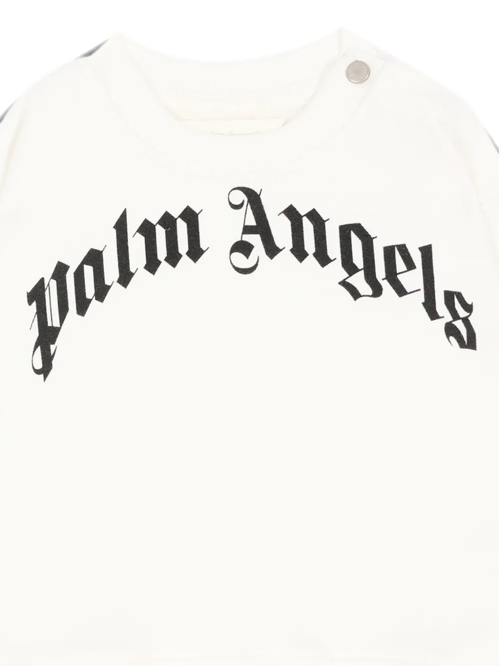 Palm Angels Kids Sweater met logoprint Wit
