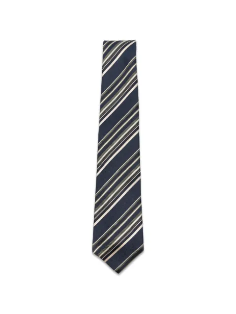 Kiton diagonal-stripe tie