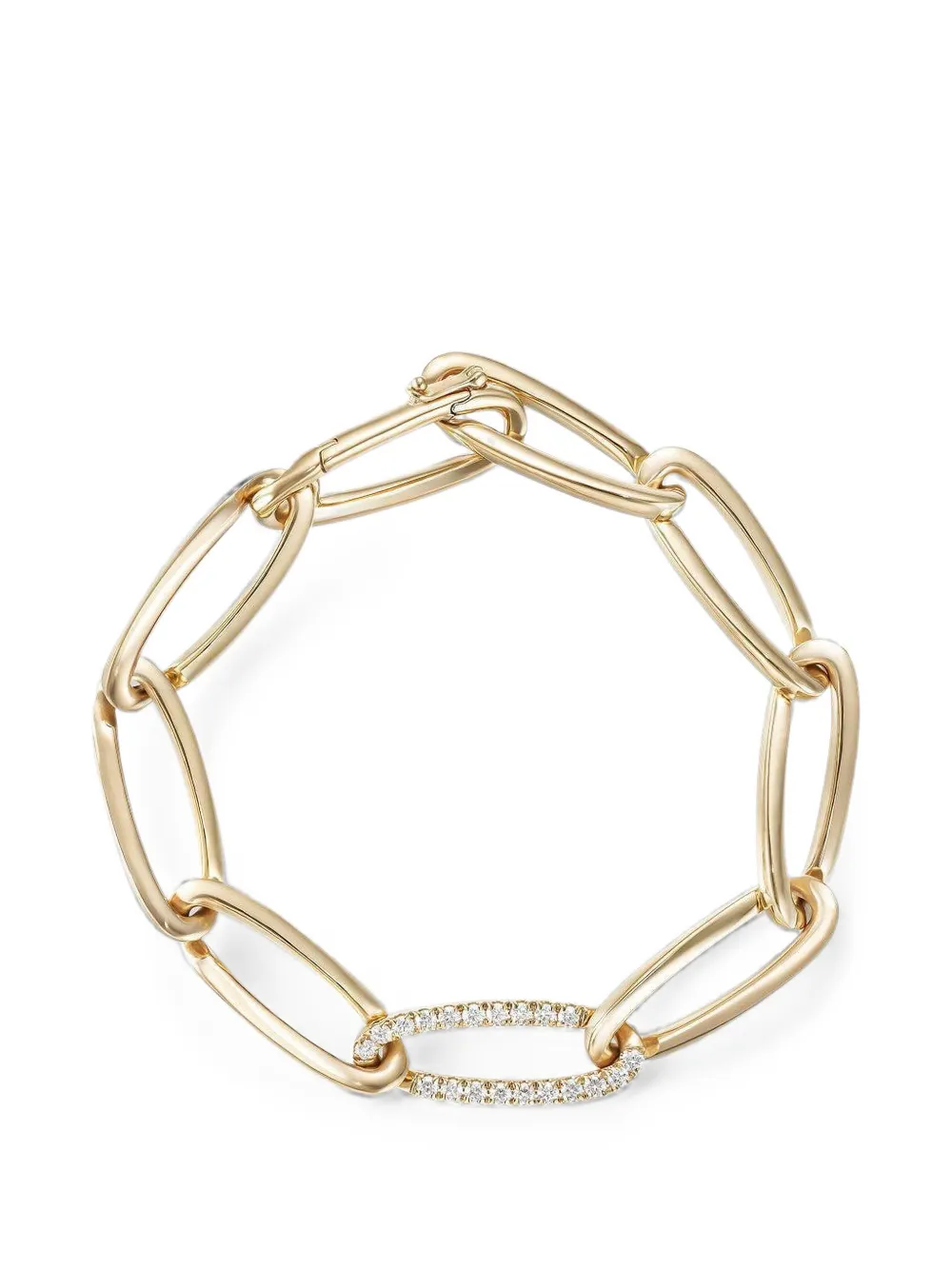 Melissa Kaye Mittelgroßes Lulu Armband mit Diamant - Gold