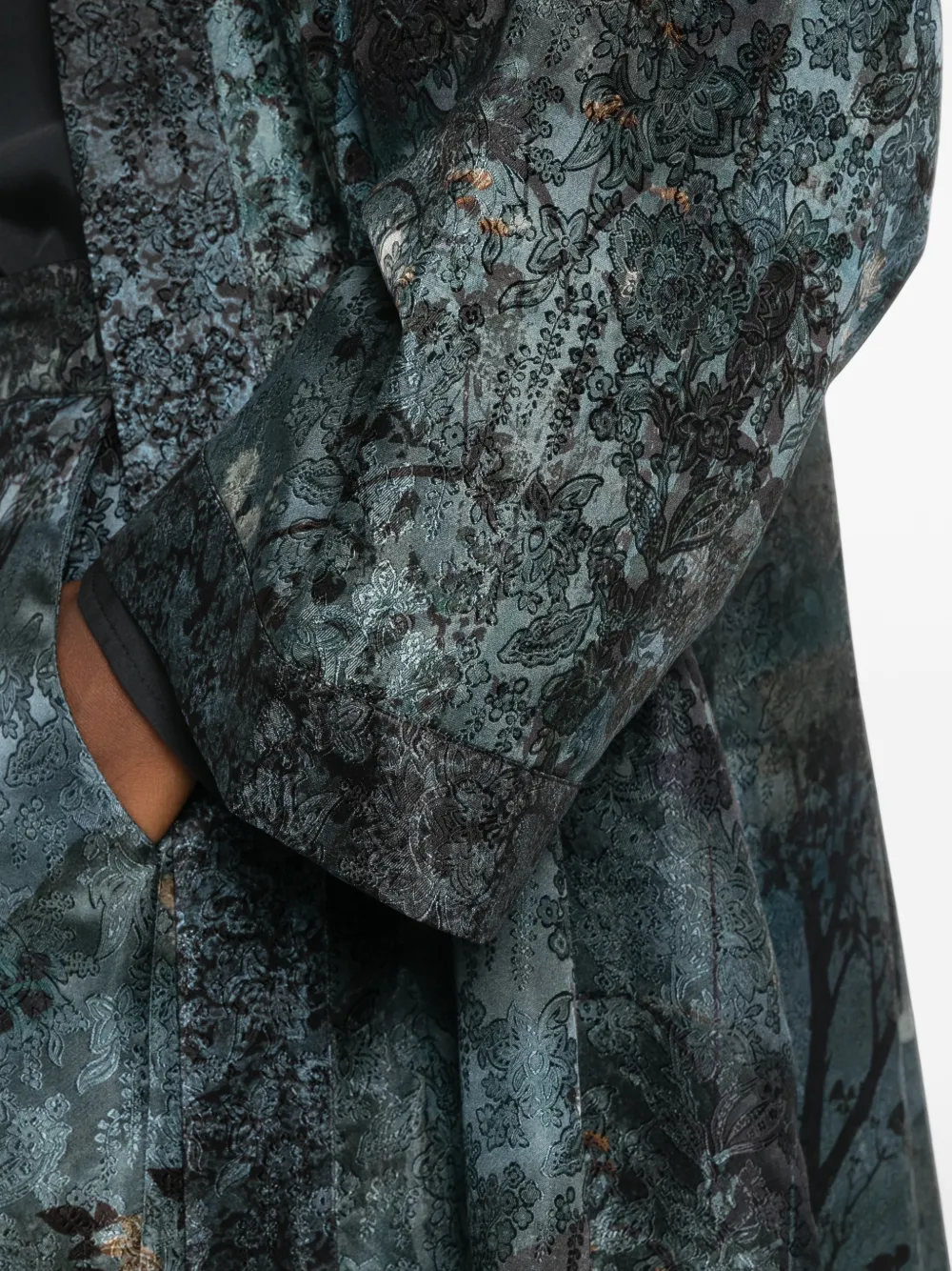 Pierre-Louis Mascia Jas met bloemenprint Blauw