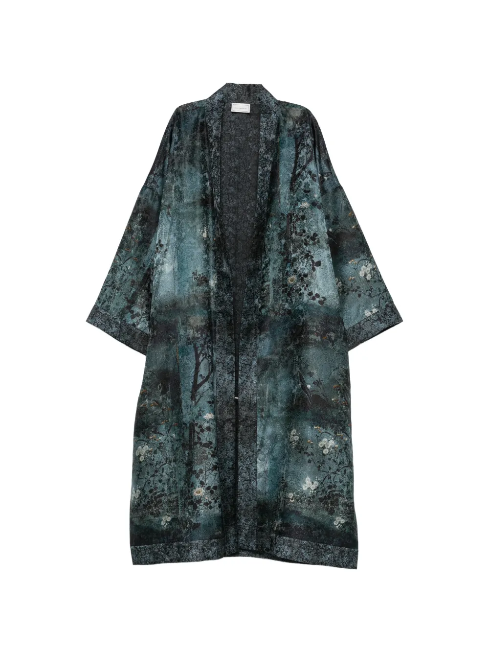 Pierre-Louis Mascia floral-print silk kimono · One Size