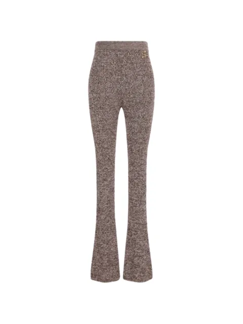 Sportmax Schlaghose aus geripptem Strick