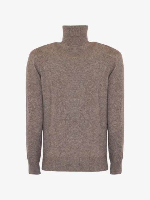 Cruciani roll-neck knitted sweater
