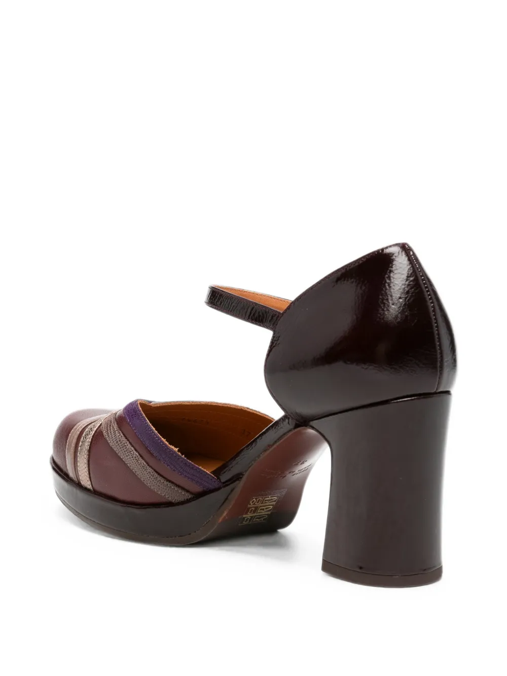 Chie Mihara Dedana platform heeled pumps Rood