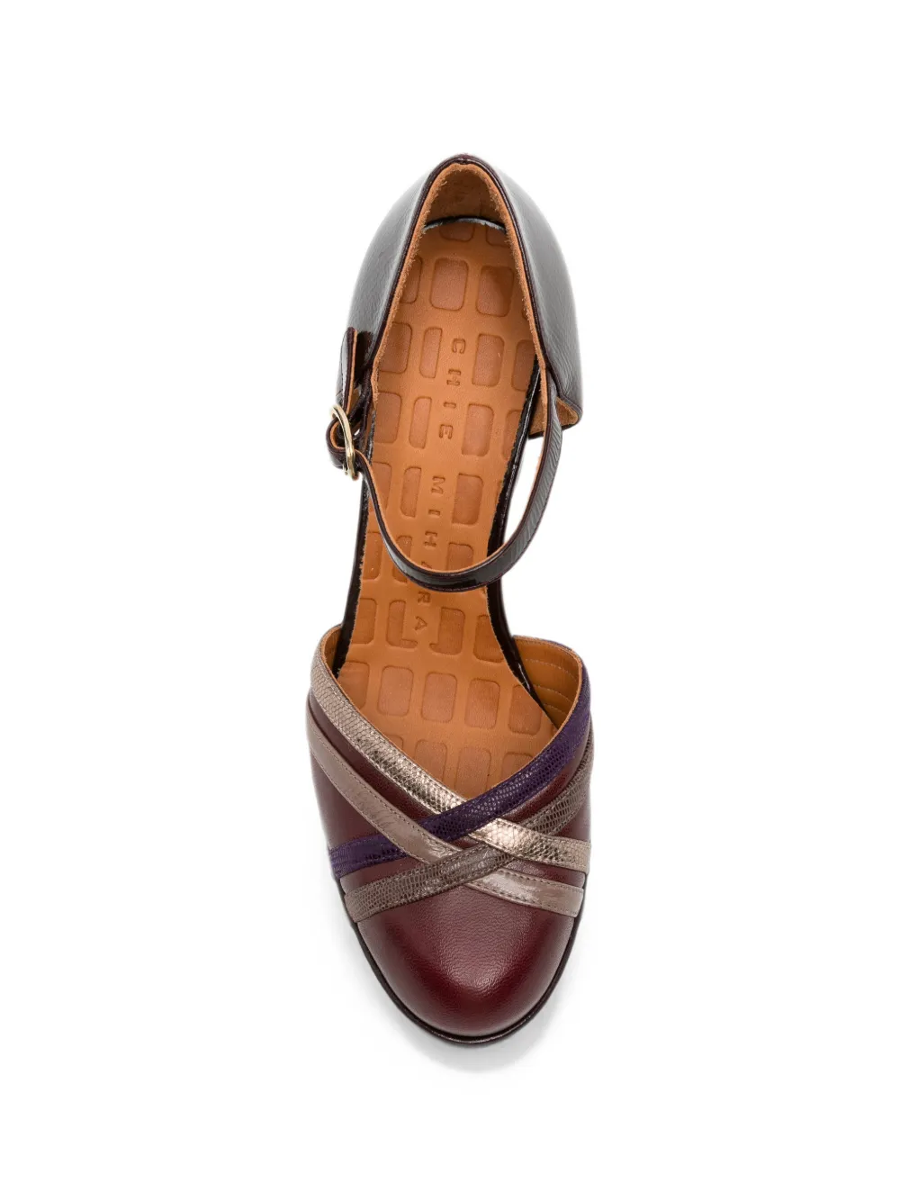 Chie Mihara Dedana platform heeled pumps Rood