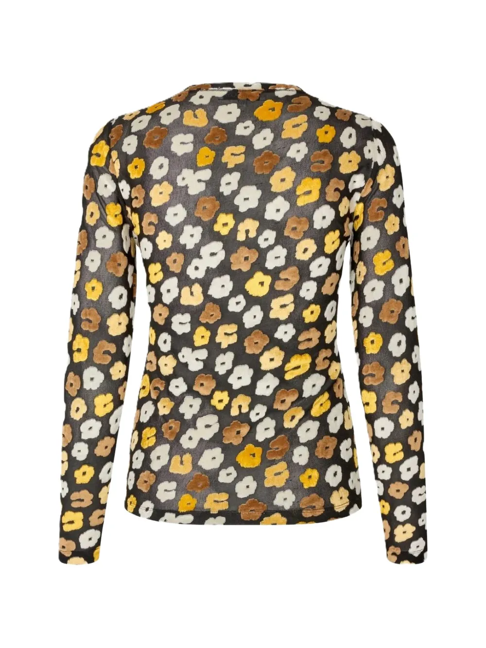 Stine Goya Petal Polka top Zwart