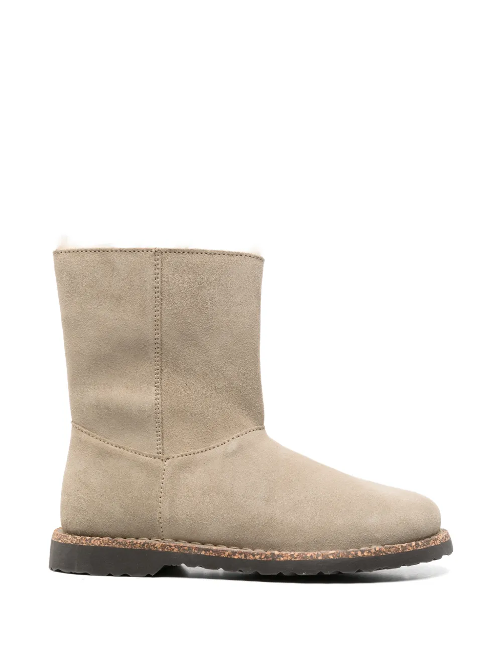 Birkenstock Uppsala shearling-lined suede ankle boots - Toni neutri