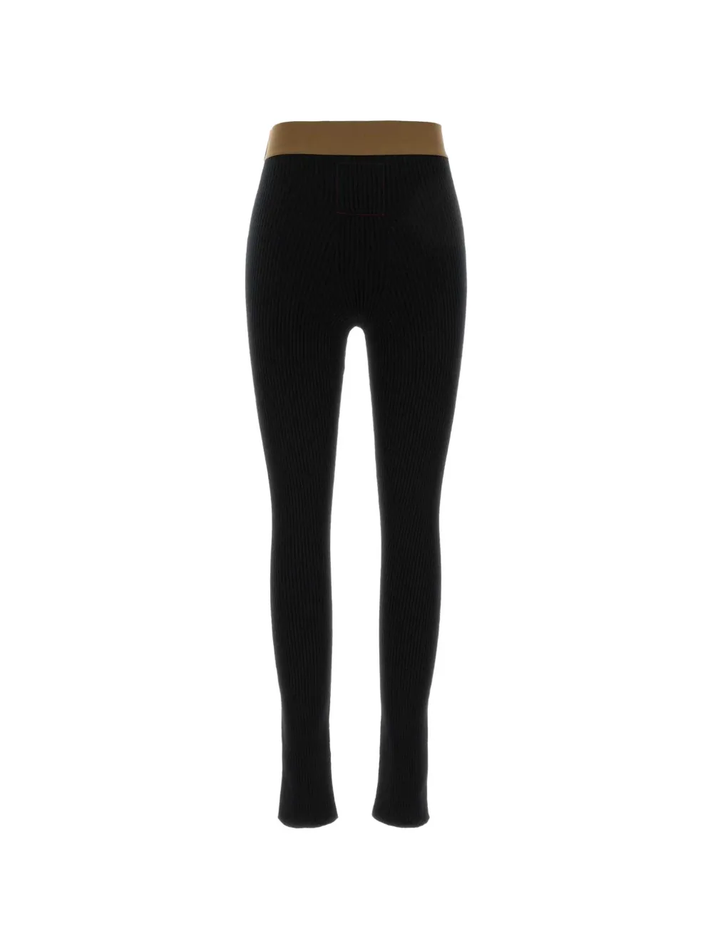 Uma Wang Ribgebreide legging Zwart
