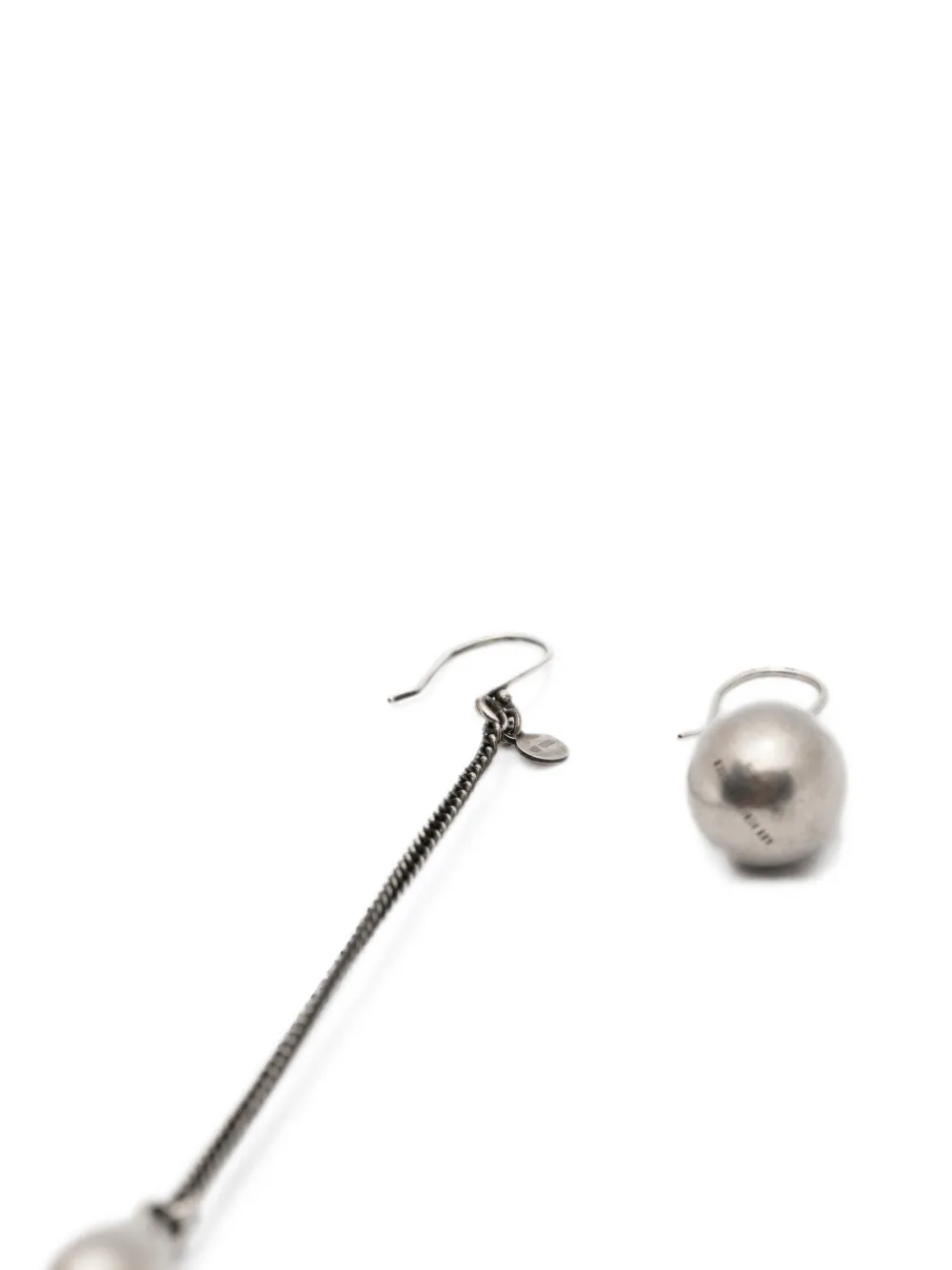 Ann Demeulemeester Judith Drop Earrings in Silver, view 3