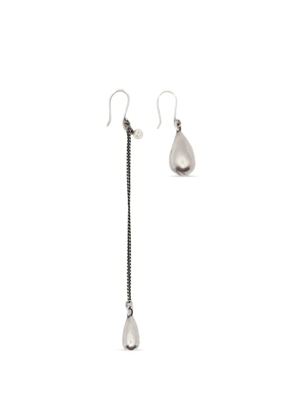 Ann Demeulemeester Judith Drop Earrings in Silver