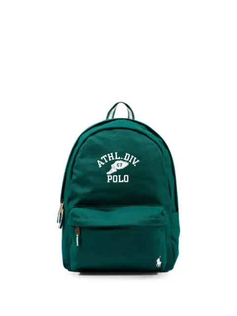 POLO RALPH LAUREN KIDS logo-embroidered backpack