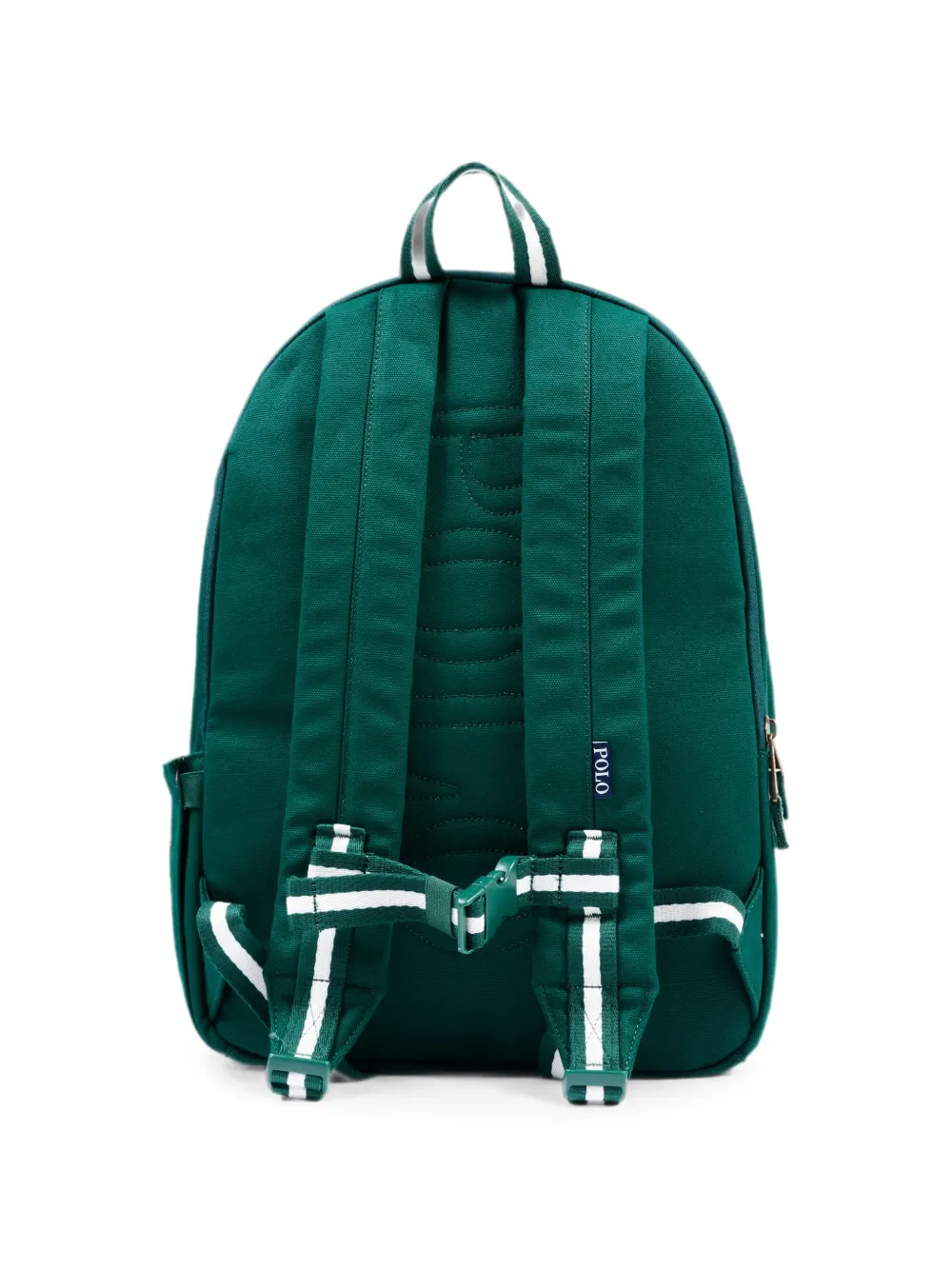 POLO RALPH LAUREN KIDS logo-embroidered backpack Groen
