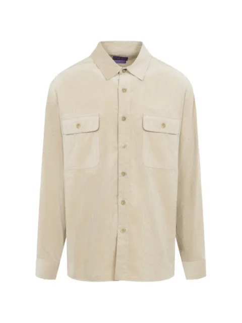 Ralph Lauren Purple Label corduroy-texture button-down shirt