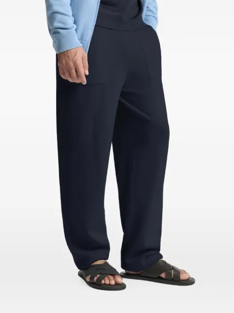 Malo cashmere knitted straight-leg trousers