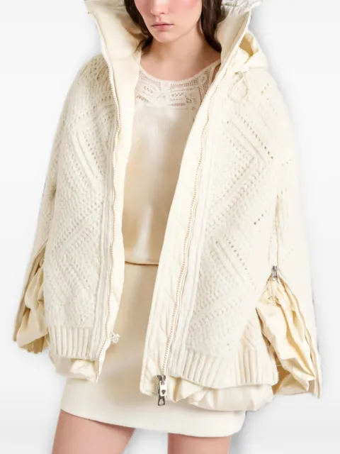 Ermanno Scervino cable-knit layered jacket