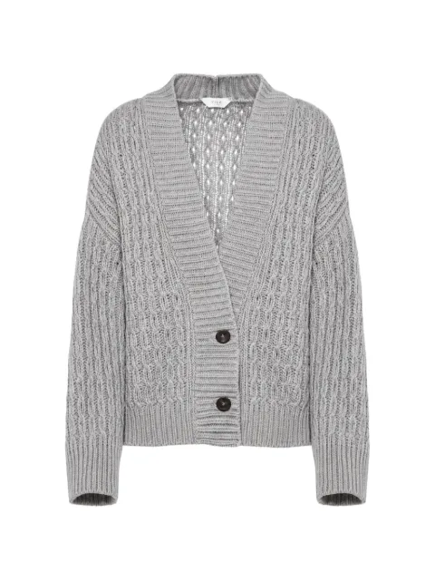 Malo Anna cable-knit cashmere cardigan