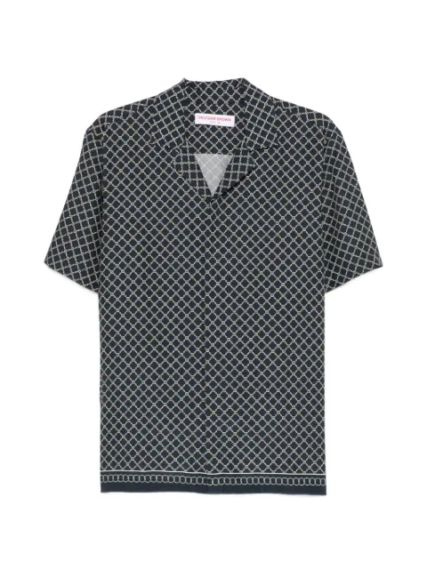 Orlebar Brown geometric-print short-sleeve shirt