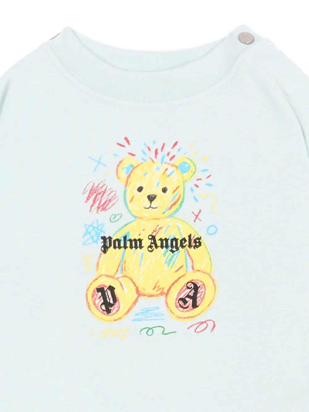 Palm Angels Kids Trainingspak met beerprint Blauw