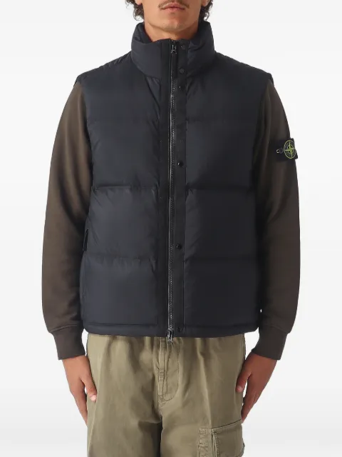Stone Island G100004 matt ripstop Cordura® advanced fabrics down vest