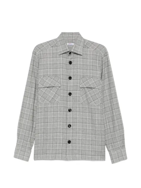 Kiton Prince of Wales check shirt