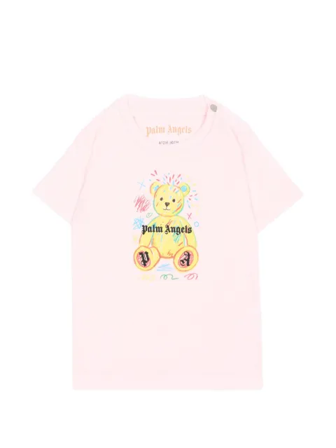 Palm Angels Kids teddy bear-print T-shirt