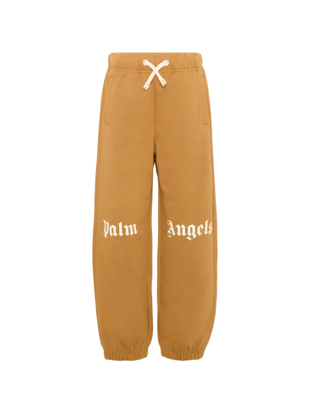 Palm Angels Kids logo-print track pants - Nude